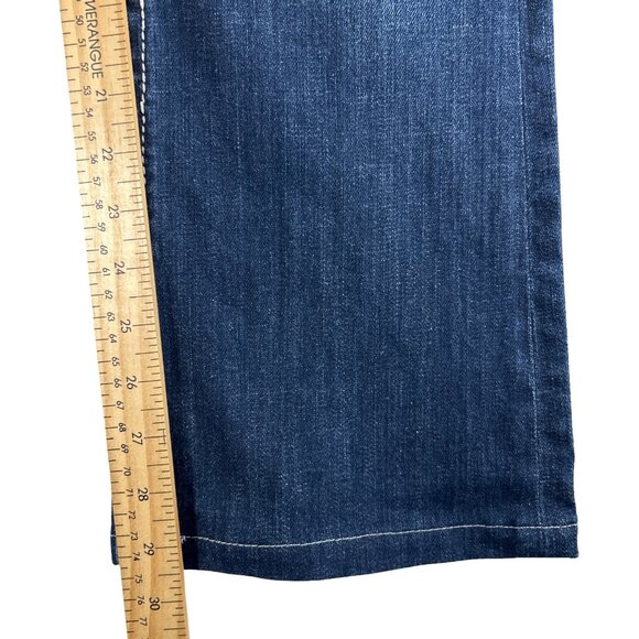 Miss Me Women's Boot Cut Distressed Indigo Selvedge Jeans, Size 31 (JW5161B2) - Picture 14 of 16